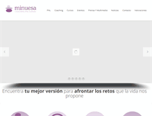 Tablet Screenshot of minuesa.com